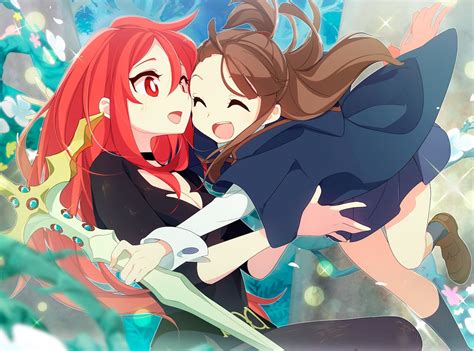Akko and chariot